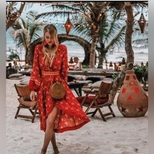 Spell Jewel Soirée Dress Medium Copper